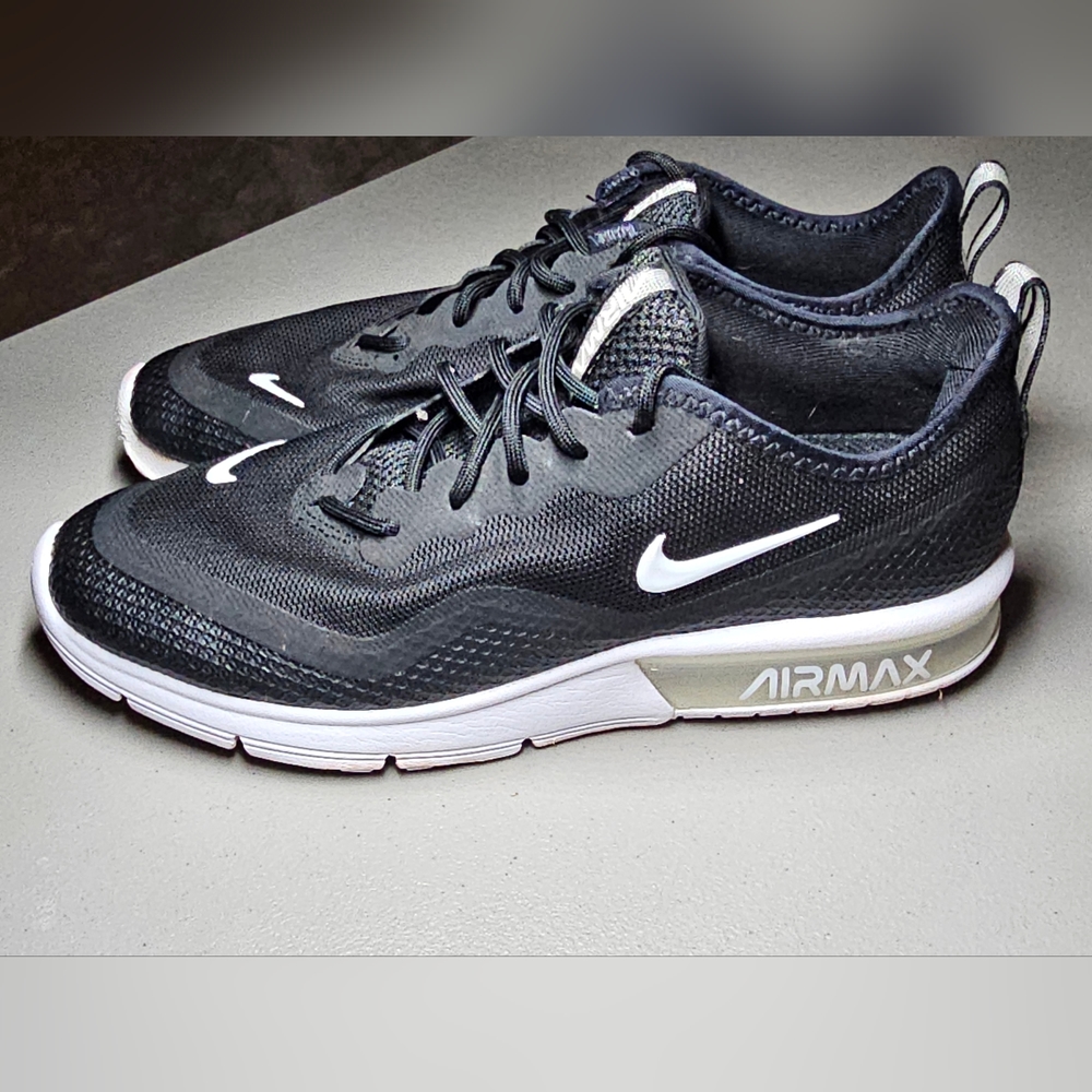 Nike Women's‎ Air Max Sequent 4.5 Running Shoes Size 8 Black